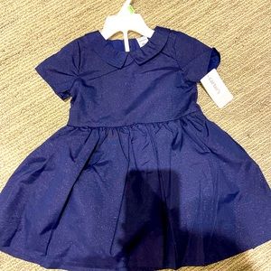 BNWT Carter’s Girls Linen Bow Dress